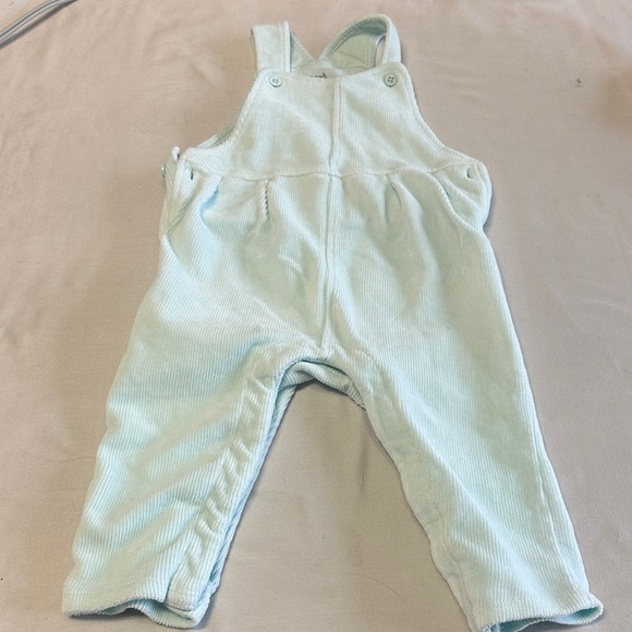 Mini Club - Mint Green Corduroy Kids Overalls - Picture 1 of 3
